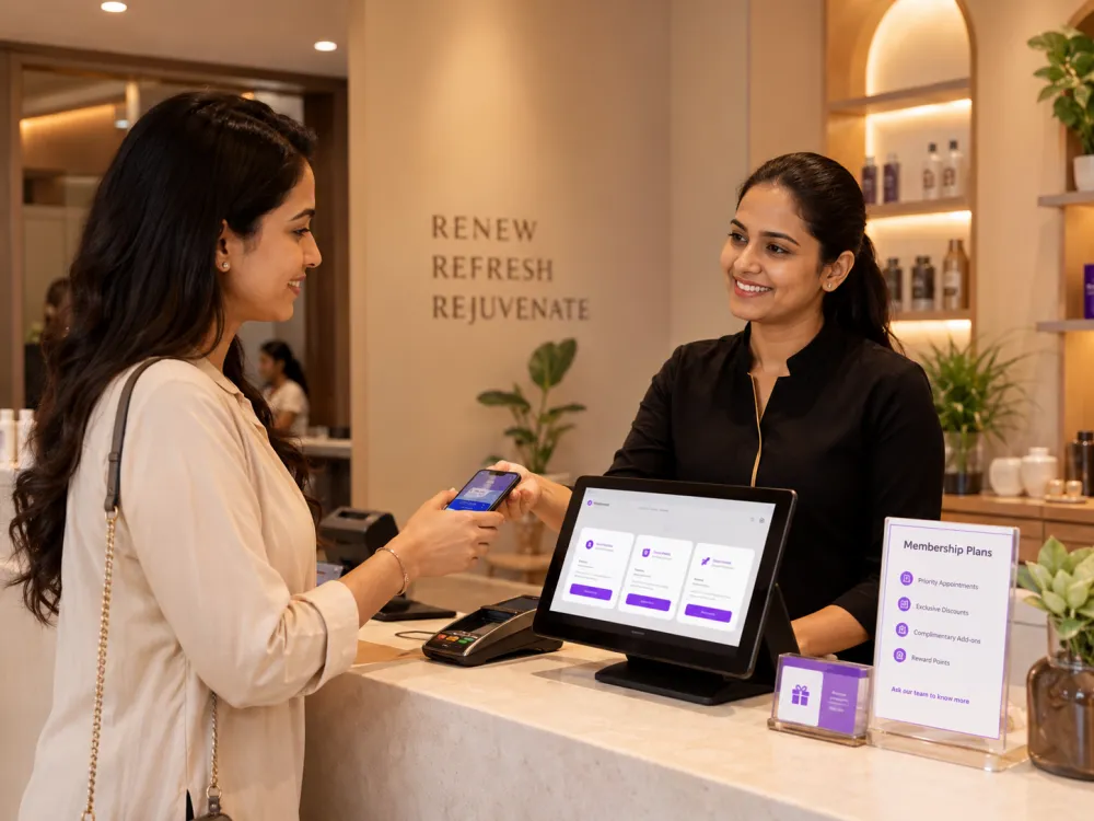 Packages and memberships preview in Yepsta