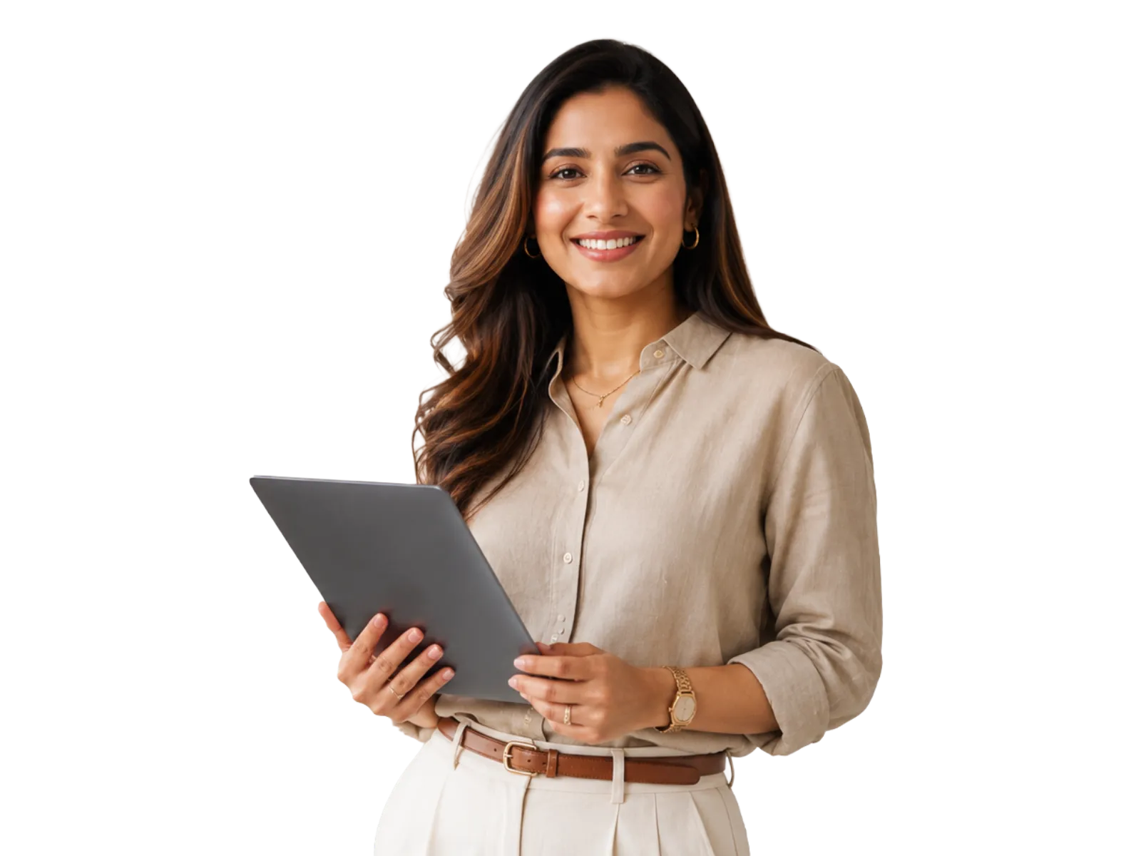 Indian service business owner reviewing Yepsta